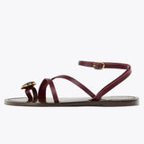 Danica | Women's Sandals with Rhinestones and Ankle Strap