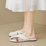 Bellamy | Women’s Sandals with Cross-Strap Buckle and Cushioned