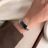Solenne | Women Wrist Watch with Rectangular Case and Bracelet