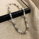 Paris | Women Necklace with Pearl Beads and Lightweight Design