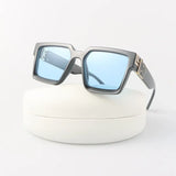 Azzurro | Vision Sunglasses with Square Frame and UV Protection