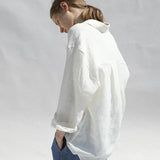 Iris | Women Shirt With Linen Oversized Fit