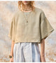 Maisie | Women Top With Linen Drop Shoulder