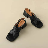Sassari | Women's Sandals with Loop Bow and Ankle Buck