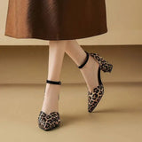 Nairobi | Women’s Heels with Zebra Print and Buckle
