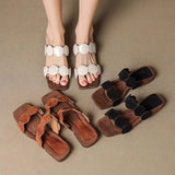 Aurelia | Women Mules with Croc-Embossed Leather and Cushioned-Heel