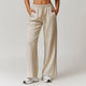 Ayla | Women's Straight Leg Running Pants with Elastic Waist