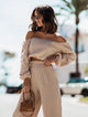 Delilah | Women's Cotton Crepe Two Piece Set Pants