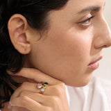 Fiorella | Women Ring with Heart Design and Gold Plating