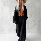 Ellis | Women's Cotton Two Piece Set Trousers