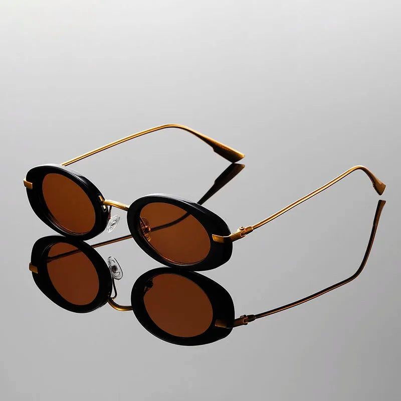 Monaco | Vintage Sunglasses with Polarized Lenses and Oval Frame