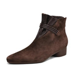 Vivienne | Women’s Boots with Suede and Zipper Closure