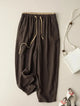 Francesca | Women's Tapered Pants with Elastic Waistband