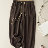Francesca | Women's Tapered Pants with Elastic Waistband