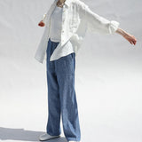 Iris | Women Shirt With Linen Oversized Fit