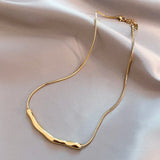 Diana | Women Necklace with Collarbone Chain and Stainless Steel