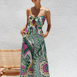 Montclair | Women's Printed Wide Leg Cami Jumpsuit