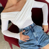 Fern | Women Top With Off Shoulder Design