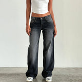 Miley | Women's Wide Leg Jeans with Mid Waist