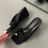 Camille | Women's Sandals with Square Toe and Wedge