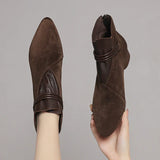 Vivienne | Women’s Boots with Suede and Zipper Closure