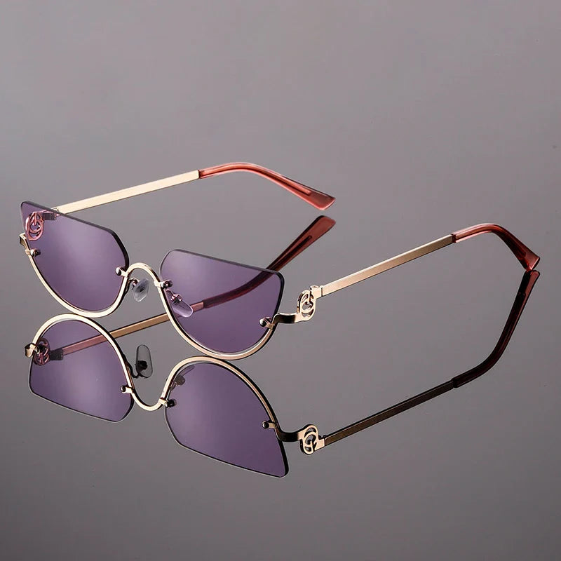 Camille | Women's Sunglasses with Metal Detailing and Floating Lenses