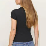 Mina | Women Top With Button Up Closure