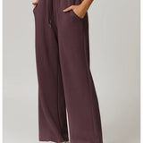 Ayla | Women's Straight Leg Running Pants with Elastic Waist