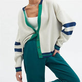 Christina | Women Cardigan With Cotton Knit Fabric