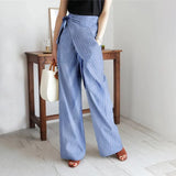 Josephine | Women's Wide Leg Pants with Wrap Waist