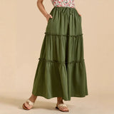 Lorette | Women's Skirt with Drawstring Waist and Side Pockets