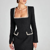 Anastasia | Women's Slim A-Line Mini Dress with Tailored Fit and Pockets