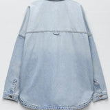 Addison | Women Shirt Jacket With Cotton Denim