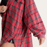 Samara | Women Shirt With Plaid Flannel Design