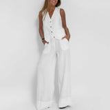 Aria | Women's Linen Two Piece Set Pants
