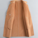 Kate | Women's Wool Cashmere Blend Coat with Belted Waist