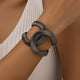 Empress | Women Cuff with Coil Design and Zinc Alloy