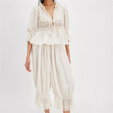 Amelia | Women's Cotton Two Piece Set Bloomers