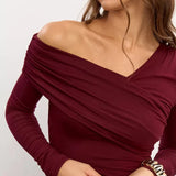 Clara| Women Top With One Shoulder Design