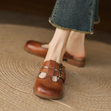 Rosalie | Women’s Mules with Buckles and Orthopedic Insoles