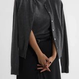 Marenton | Women Knit Top With Wool Cashmere Blend