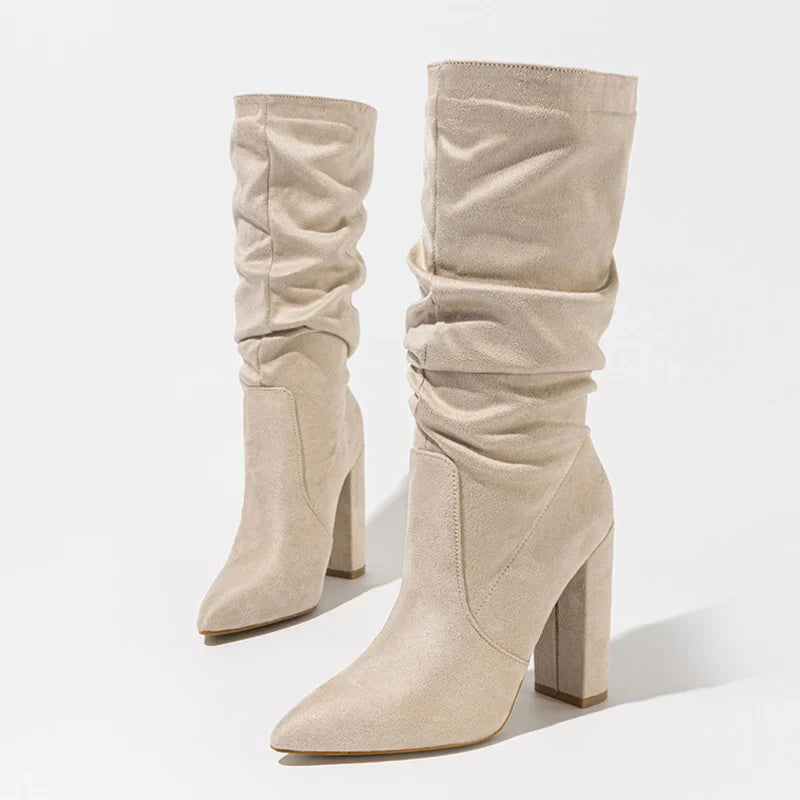 Madison | Women Boots with Pleated Shaft and Toe