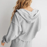 Faye | Women's Cropped Hoodie with Relaxed Fit and Soft Fabric Blend