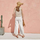 Junia | Women Top With Cotton Linen Blend