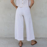 Anya | Women's Culotte Pants with Pleated Front Detail