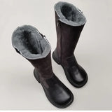 Aubrey | Women’s Riding Boots with Leather and Wool