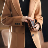 Johanna | Women's Wool Blend Blazer with Tailored Relaxed Silhouette