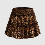Viora | Women's Skirt with Stretch Waist and Ruffle Layers