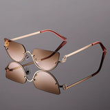 Camille | Women's Sunglasses with Metal Detailing and Floating Lenses
