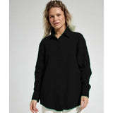 Langley | Women Shirt With Cotton Crinkle Fabric